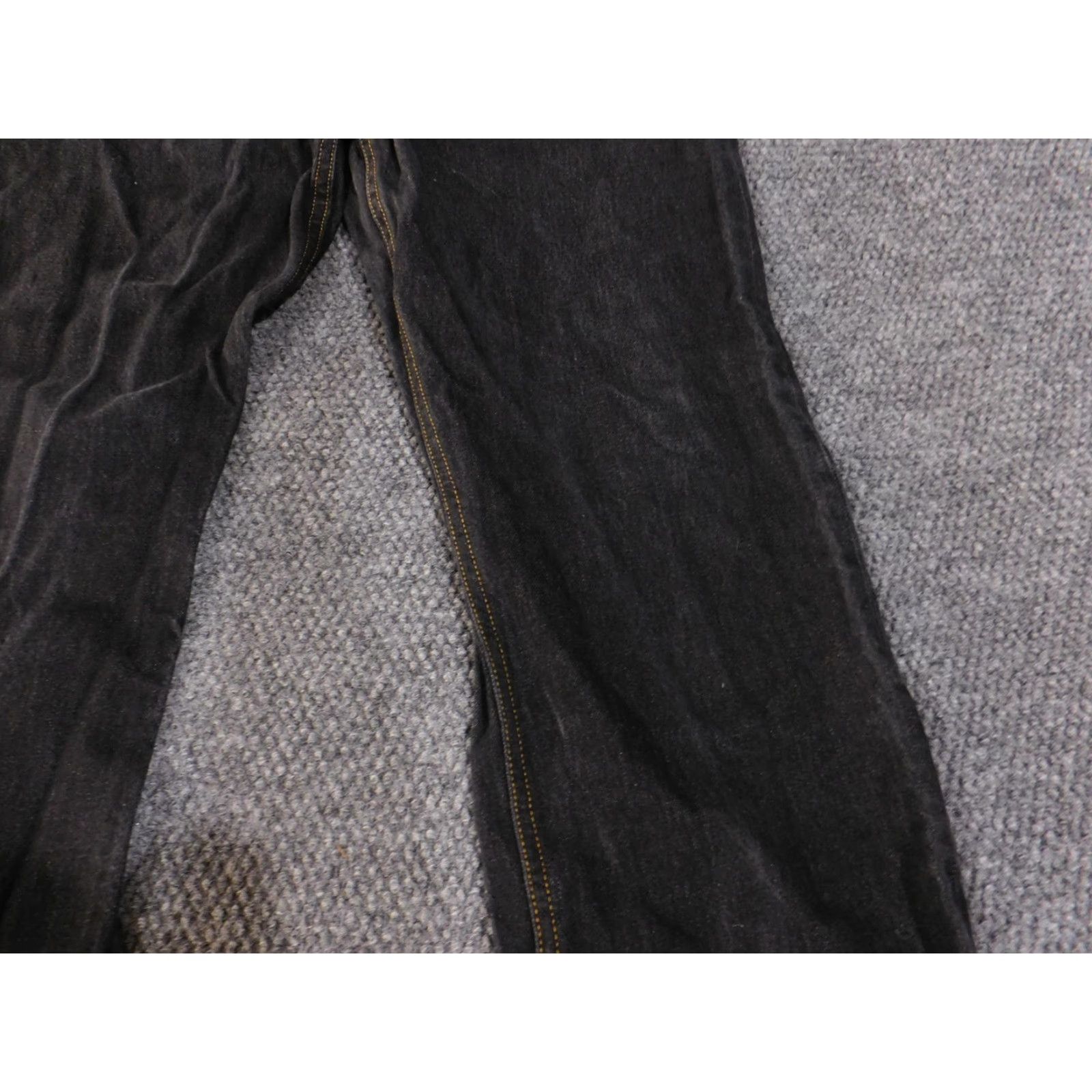 Levi's Levi's 501 Jeans Mens 38x30 Black Denim Straight Leg Button Fly Classic Fit Size US 38 / EU 54 - 4 Thumbnail