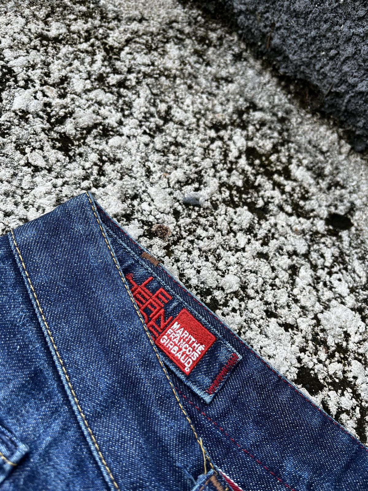 Marithe + Francois Girbaud “Le Jean De” Marithe Francois Girbaud Half Selvedge Denim Size US 31 - 2 Thumbnail