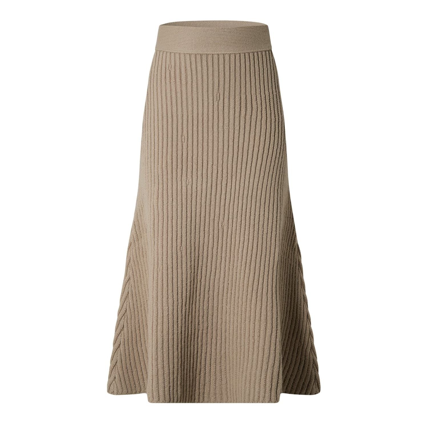 Bottega Veneta Bottega Veneta Bv Skirt in Beige Size 30" / US 8 / IT 44 - 1 Thumbnail