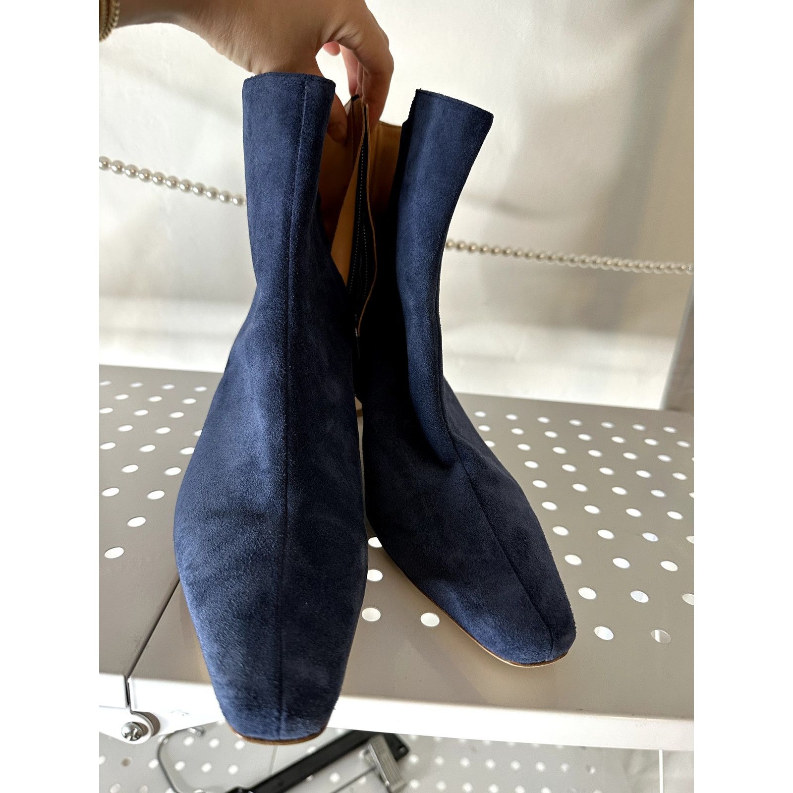 Staud STAUD Wally Ankle Boot Black Suede 38 Size US 7 / IT 37 - 2 Thumbnail