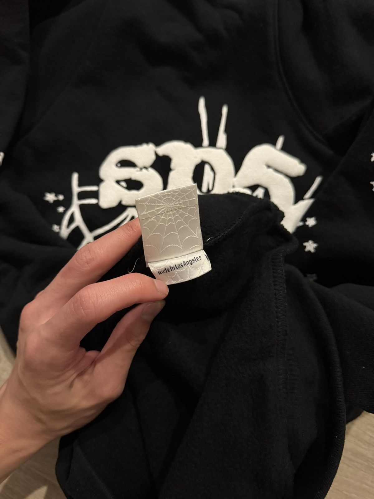 Sp5der SP5DER OG WEB HOODIE | BLACK Size US S / EU 44-46 / 1 - 4 Thumbnail