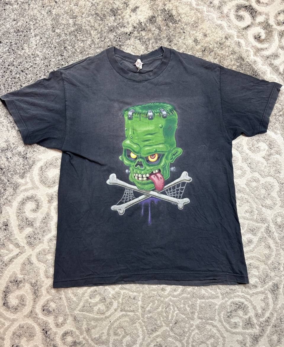Alstyle Vintage 2008 Frankenstein Graphic Tee Alstyle Tag L Size US L / EU 52-54 / 3 - 5 Thumbnail