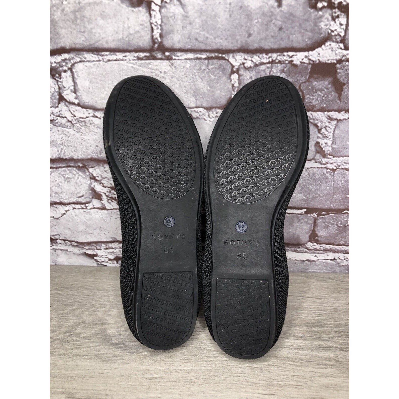 Other Rothys The Flat Black Knit Fabric Round Toe Ballet Flats Wom Size US 8.5 / IT 38.5 - 16 Thumbnail