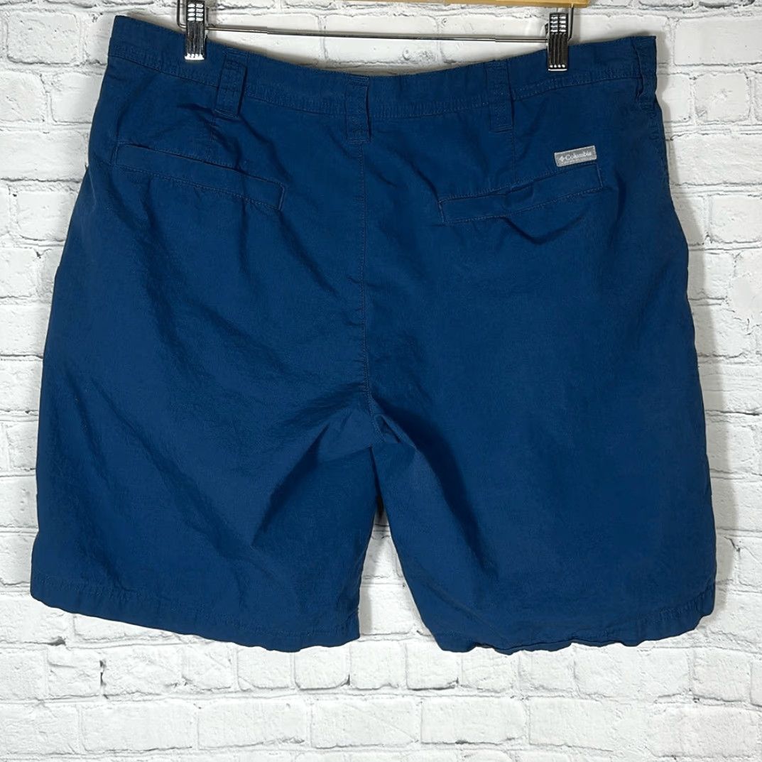 Vintage Columbia Shorts Mens Blue Chino khaki 38 Inseam 10” Size US 38 / EU 54 - 5 Thumbnail