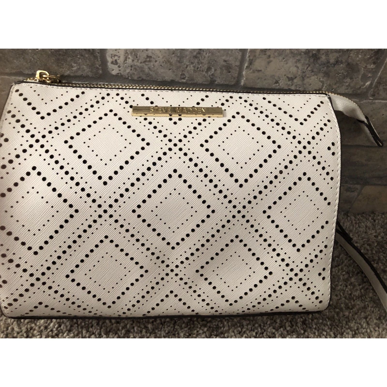 Steve Madden Steve Madden White Shoulder Bag Women PU Polyester Shoulder Bag White Size ONE SIZE - 3 Thumbnail
