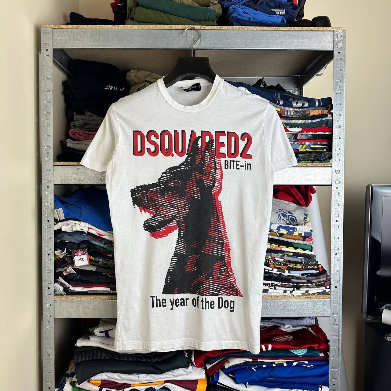 Dsquared2 Rare! Dsquared2 Rottweiler The Year Of The Dog Tee Size US M / EU 48-50 / 2 - 1 Thumbnail