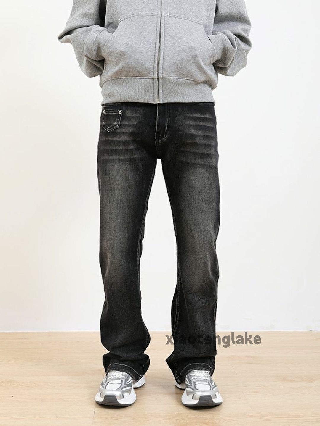 Jean × Vintage washed faded cleanfit yuppie bootcut punk jeans Size US 32 / EU 48 - 7 Thumbnail