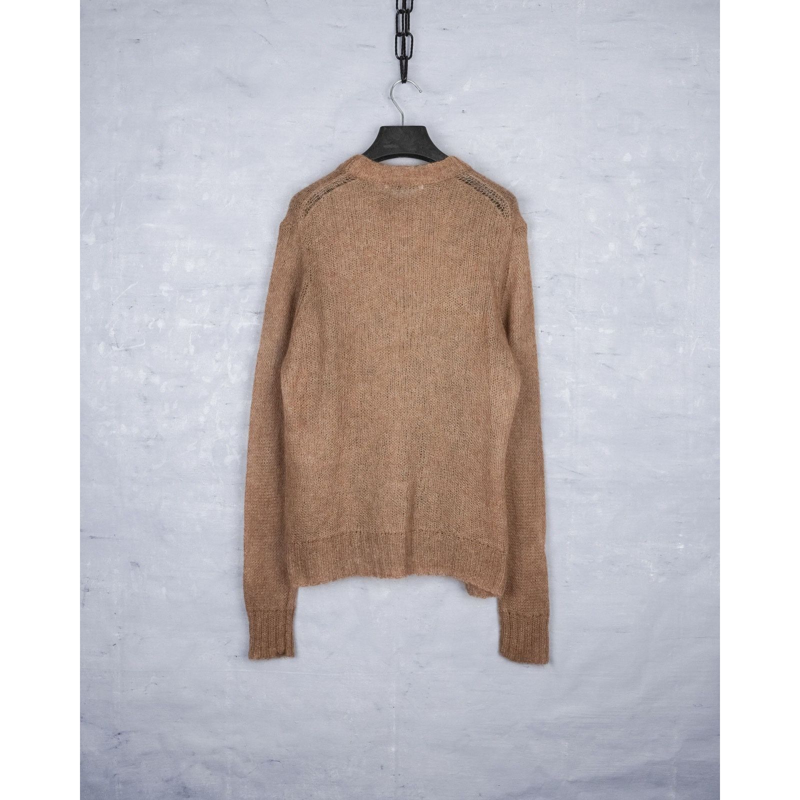 Acne Studios Acne studios mesh mohair wool knit brown crewneck sweater Size US M / EU 48-50 / 2 - 5 Thumbnail