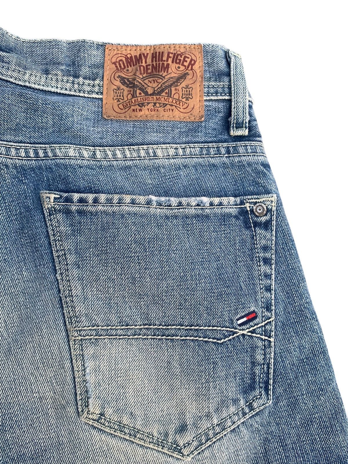 Kapital TOMMY HILFIGER SELVEDGE RUSTY DISTRESSED DENIM Size US 30 / EU 46 - 15 Thumbnail