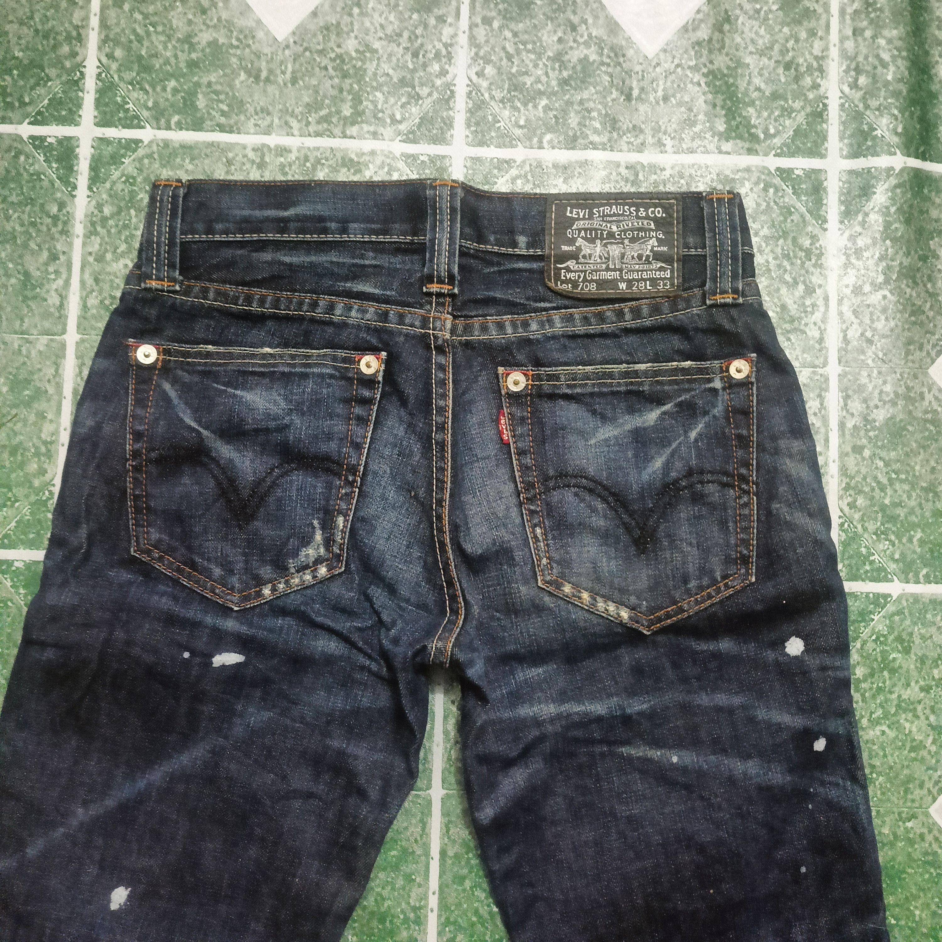 Levi's 💥Insane 90s Levis 708 Distressed Paint Splatter Bootcut Size US 28 / EU 44 - 13 Thumbnail