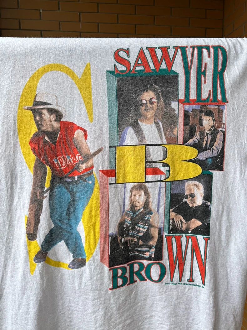 Vintage VintageTee 1993 Sawyer Brown Thanks Mama 2505-Nextarrow Size US XL / EU 56 / 4 - 4 Thumbnail