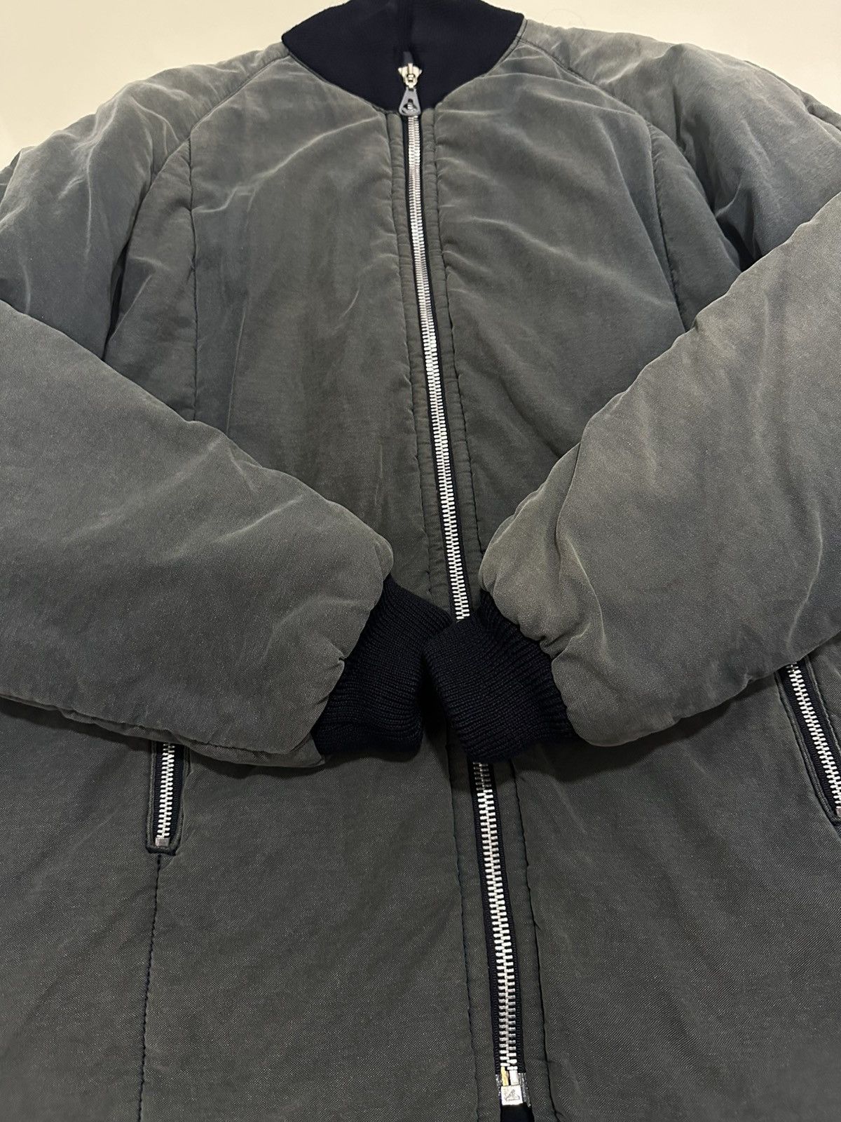 Giorgio Armani Vintage 80’s Armani Jeans Padded Bomber Jacket Oversized Size US M / EU 48-50 / 2 - 9 Thumbnail