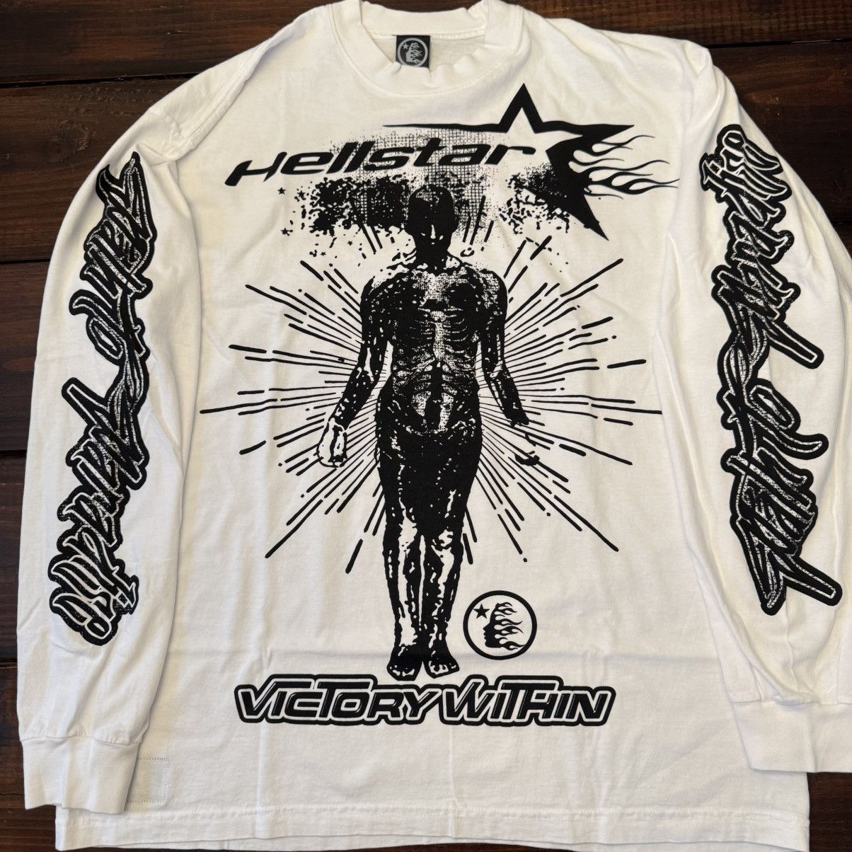 HELLSTAR Hellstar Overseas Inner Star Long Sleeve Tee Size US XL / EU 56 / 4 - 2 Thumbnail