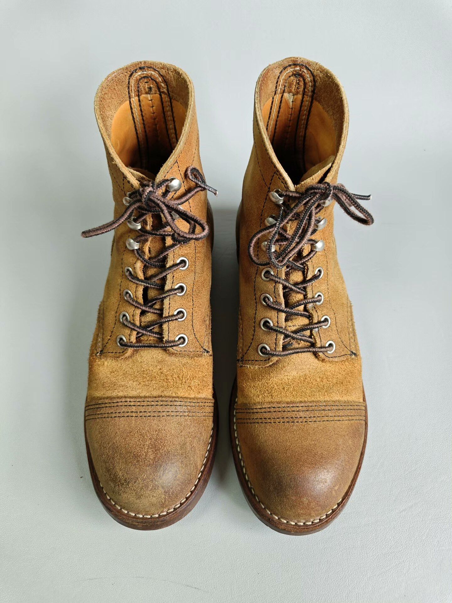 Red Wing Red Wing 8113 Suede Miner Boots Size US 9 / EU 42 - 1 Thumbnail