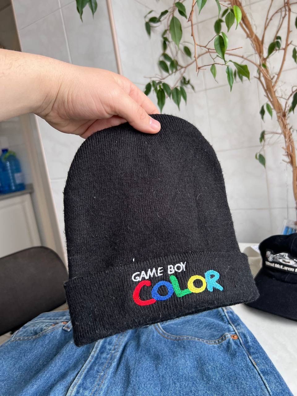 Nintendo Vintage Nintendo Game Boy Colour Multicolour Logo Beanie Hat Size ONE SIZE - 2 Thumbnail