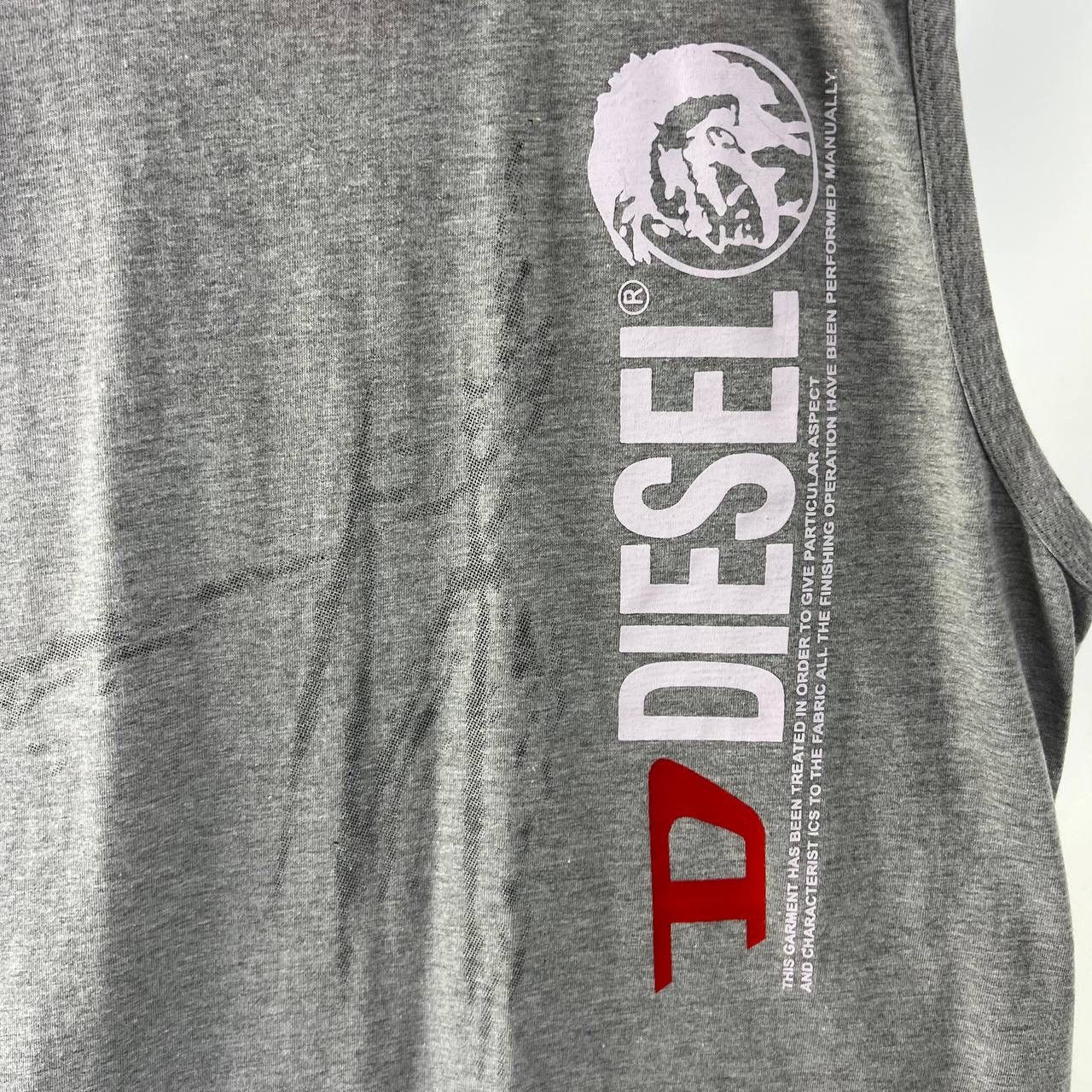 Diesel Vintage Y2K Diesel Big Logo Tank Top Streetwear 90s Style Size US L / EU 52-54 / 3 - 4 Thumbnail