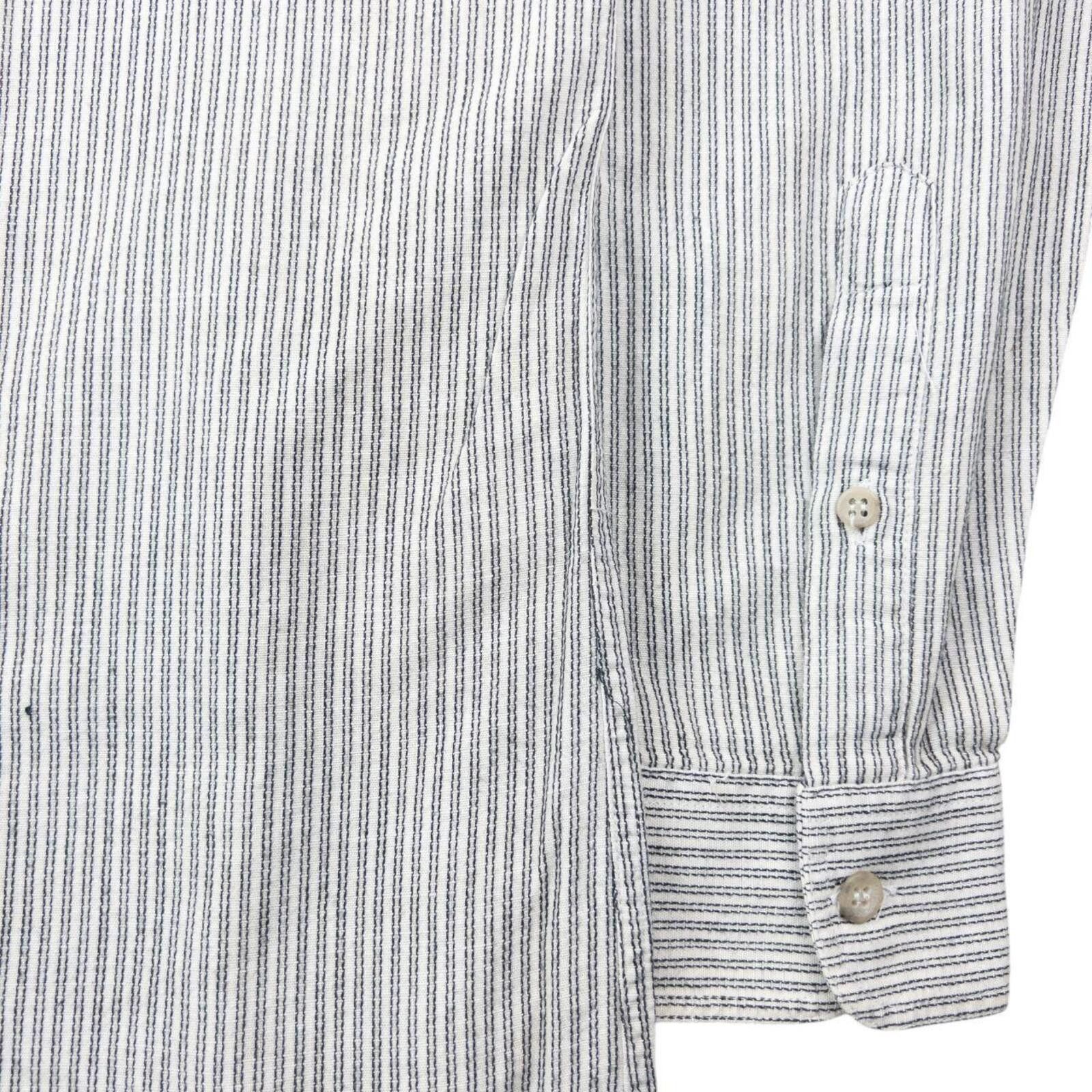 Other Vintage 90s Armani Jeans Striped Long Sleeve Shirt Size XL Size US XL / EU 56 / 4 - 3 Thumbnail