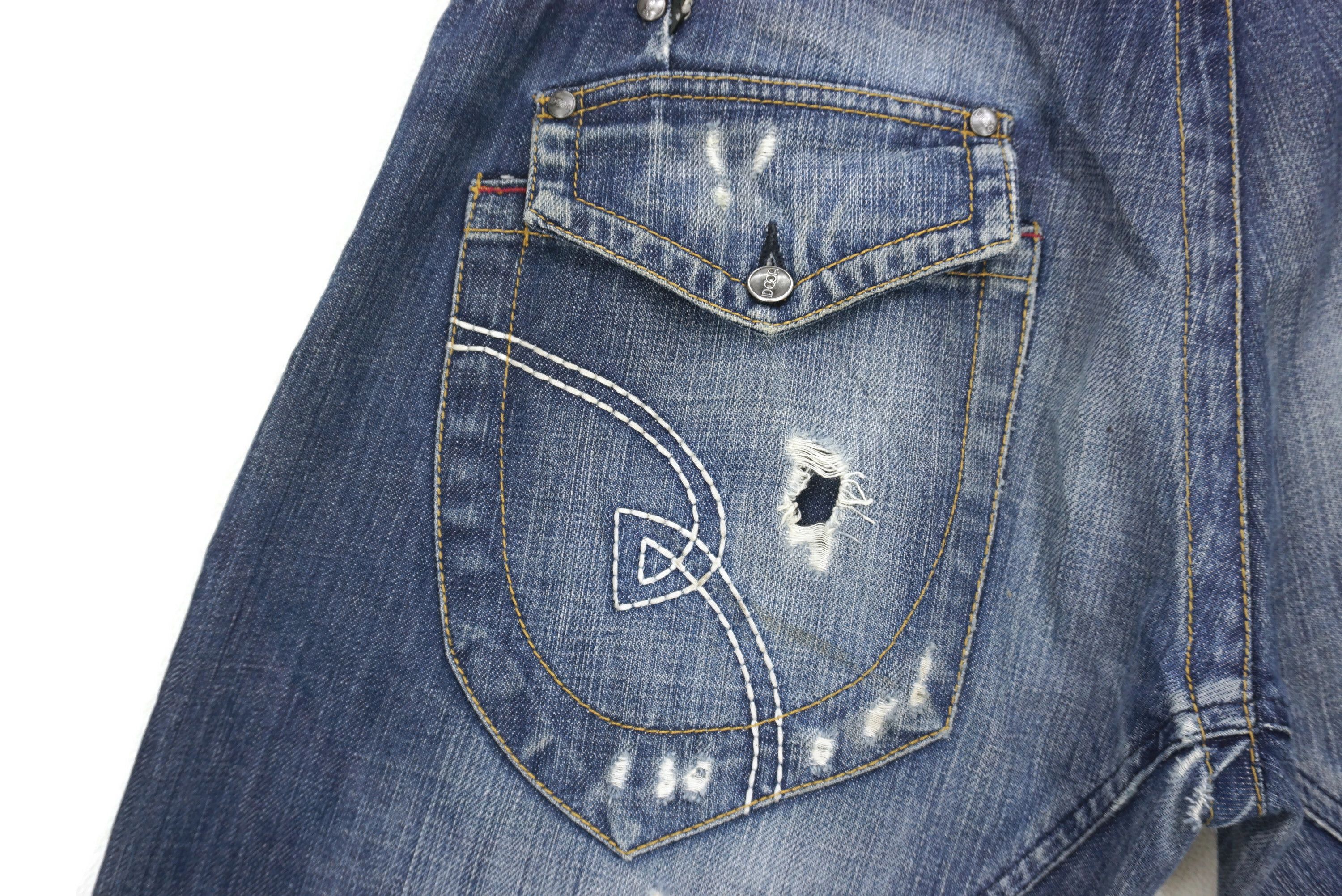 Designer DOOA Jeans Size W36xL35.5 Low-Rise Denim Made in Italy Size US 36 / EU 52 - 10 Thumbnail