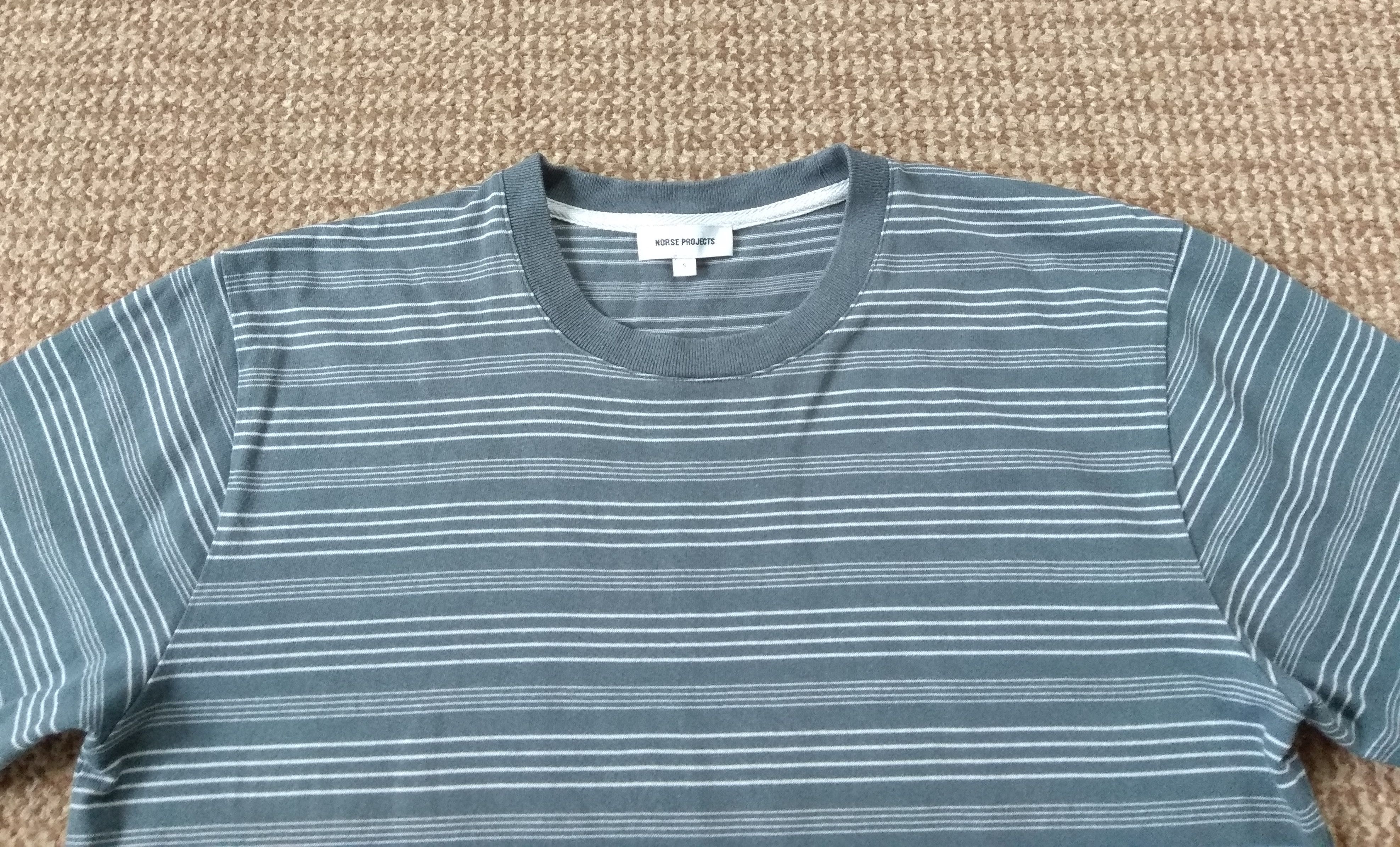 Norse Projects Norse Projects Johannes Collegue Stripes Tee T Shirt Size US S / EU 44-46 / 1 - 2 Thumbnail