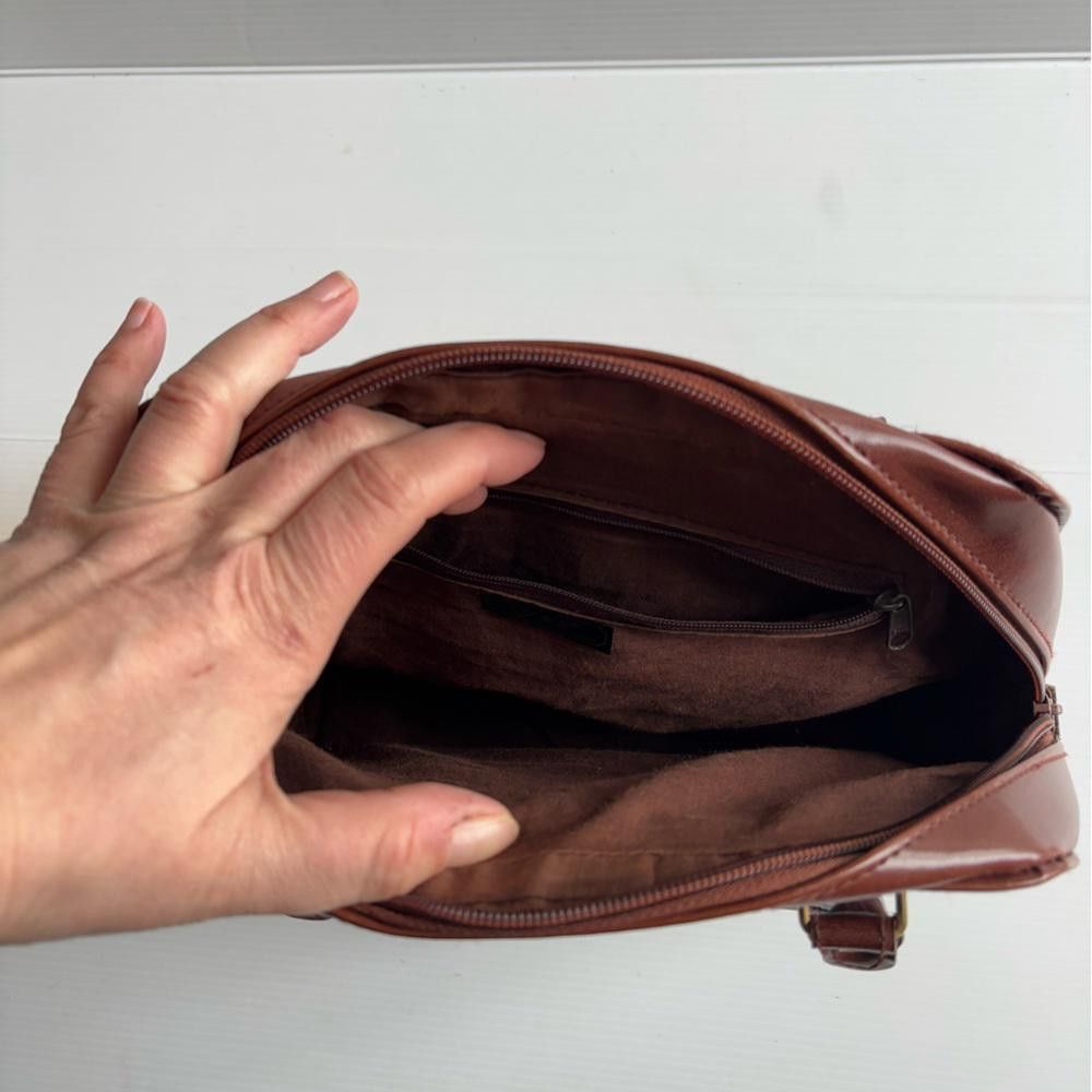 Designer Vintage Another Y&S Original Brown Leather Bag Size ONE SIZE - 4 Thumbnail