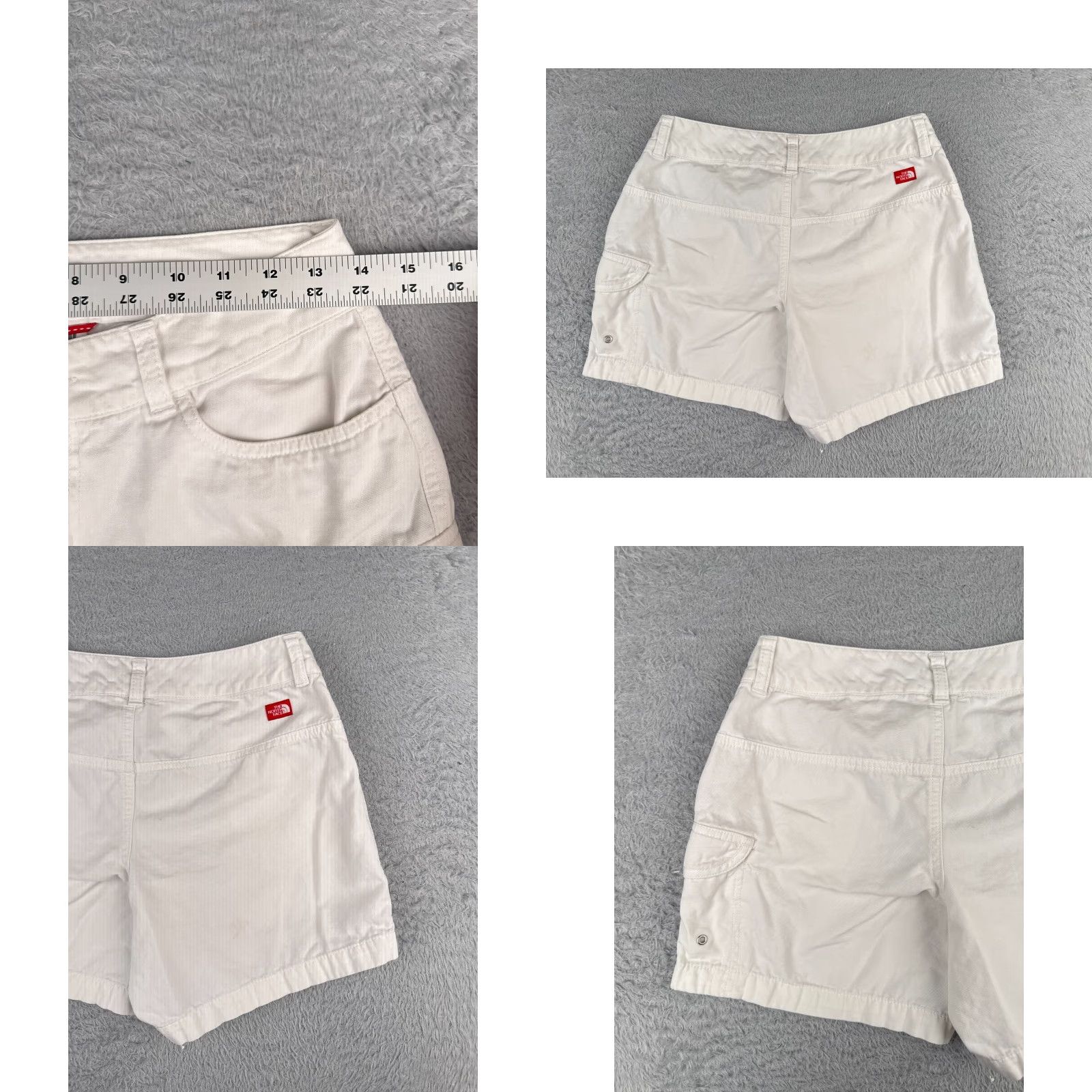 The North Face The North Face Womens Shorts Cargo 28 White 100% Cotton Activewear Casual Travel Workwear Regular Size 26" / US 2 / IT 38 - 9 Thumbnail