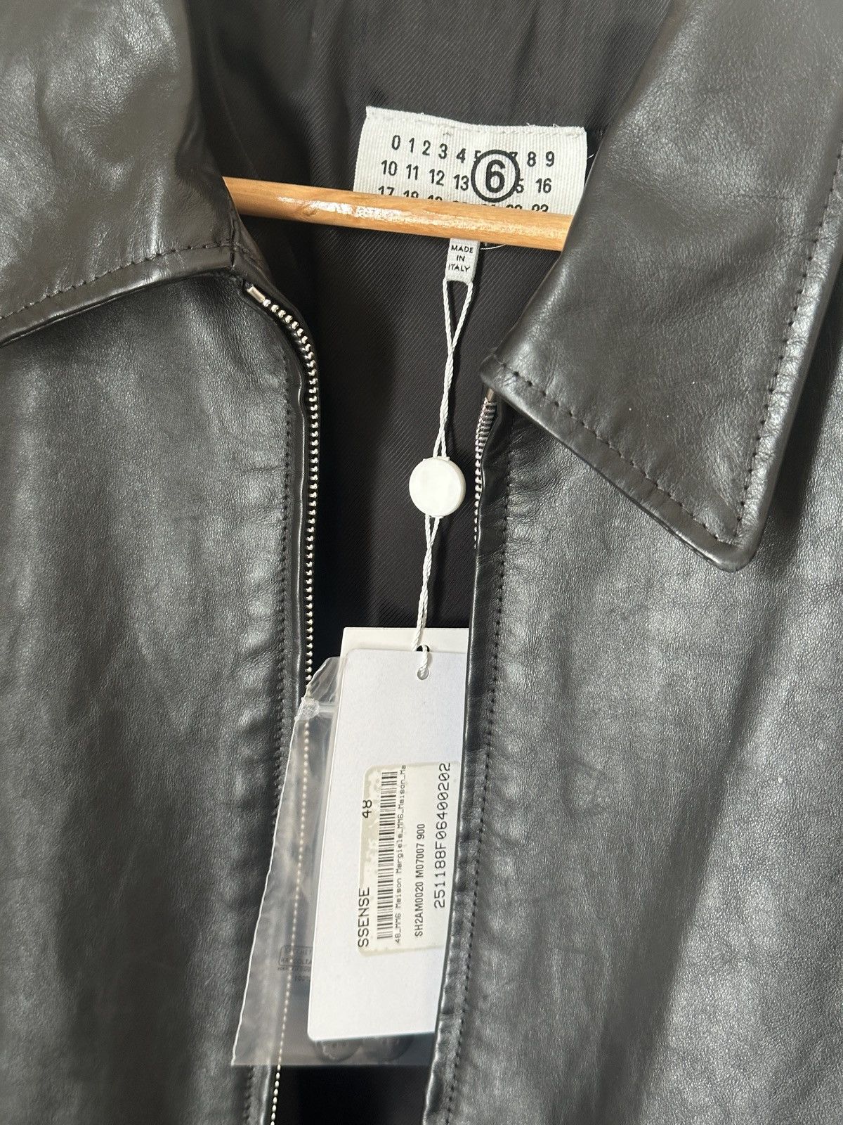 MM6 MM6 MAISON MARGIELA Black Light Sport Leather Jacket Size US M / EU 48-50 / 2 - 2 Thumbnail