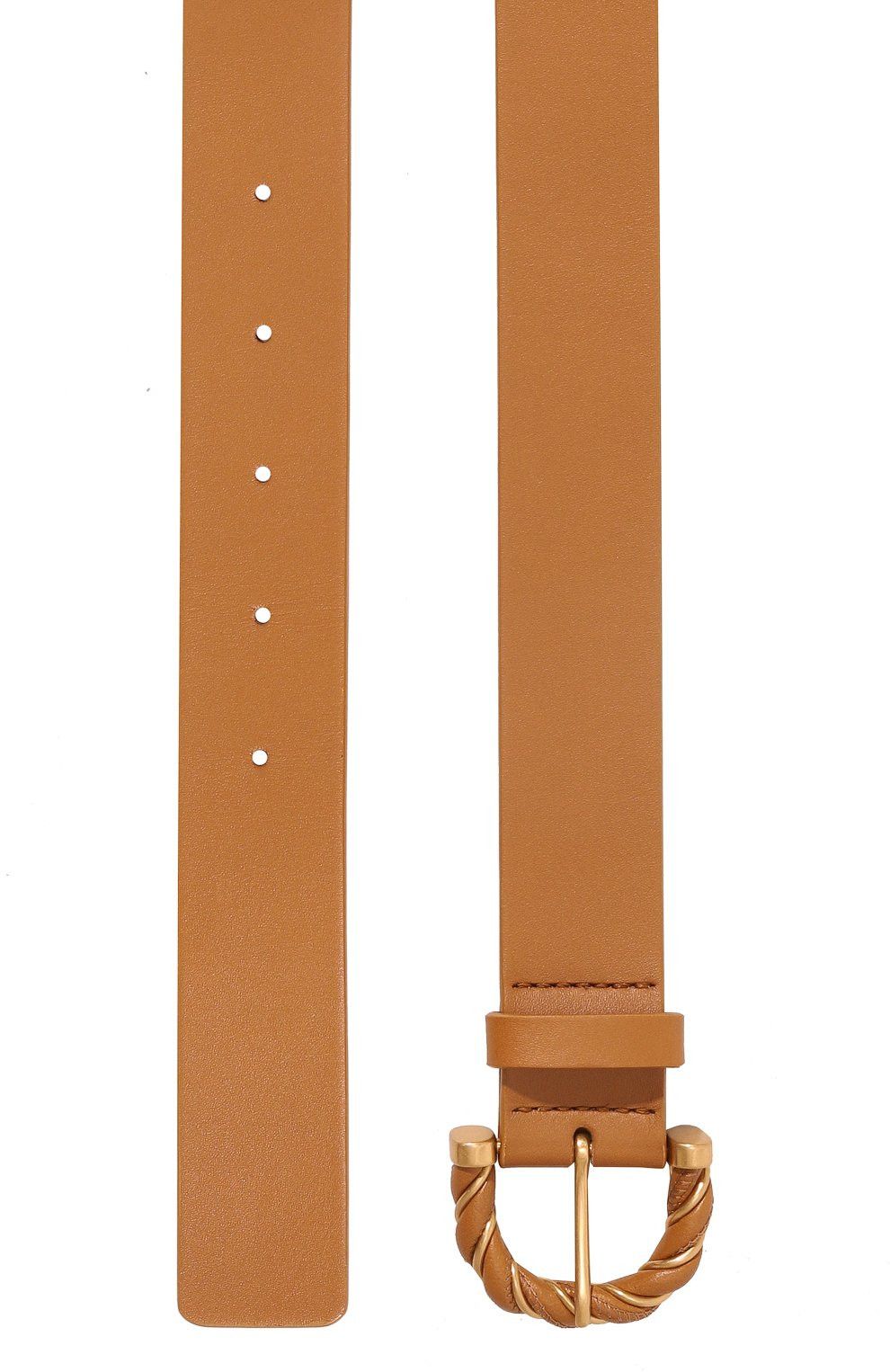 Bottega Veneta BOTTEGA VENETA Twist camel brown leather belt 80 Size ONE SIZE - 3 Thumbnail