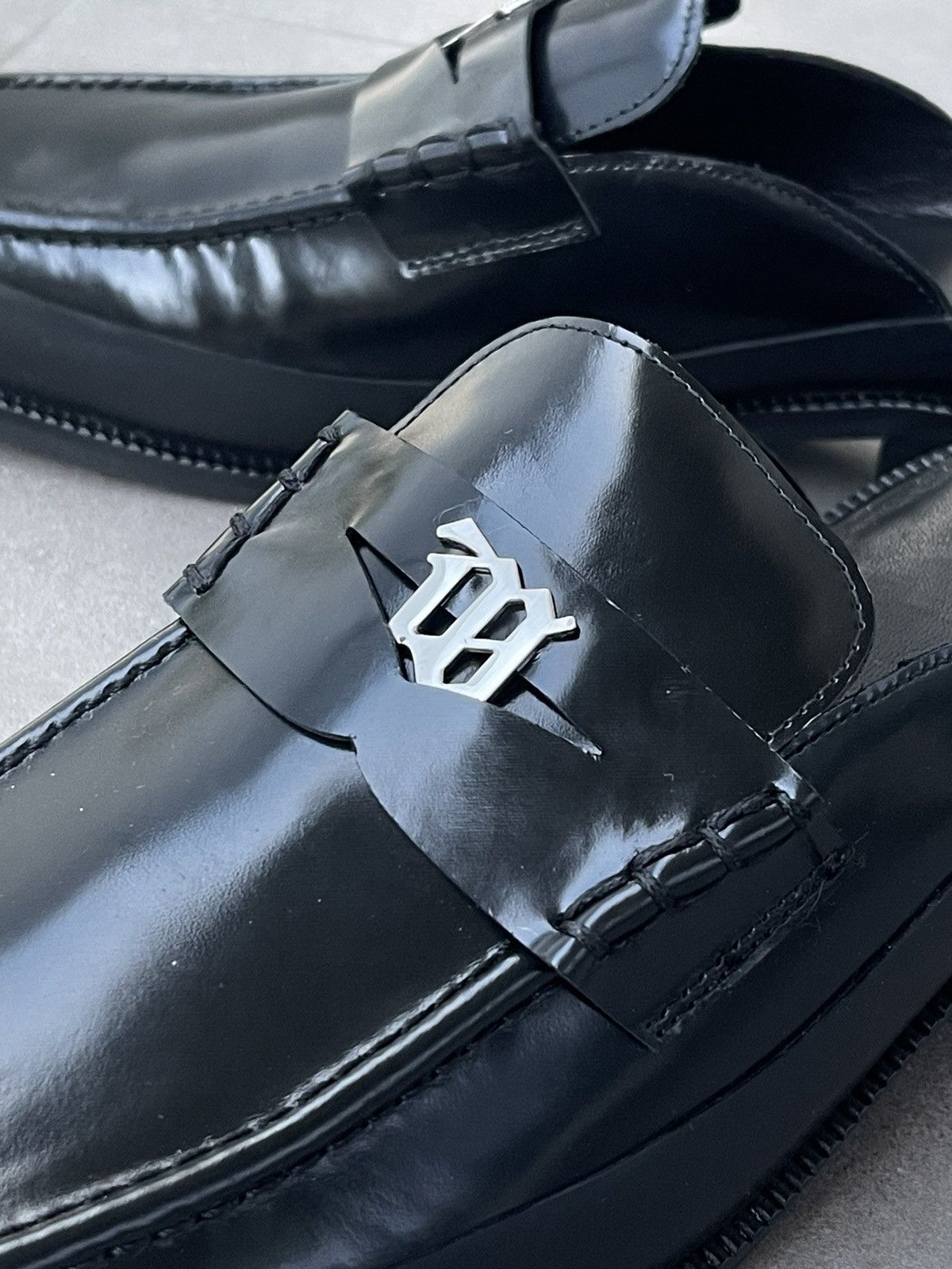 Misbhv !DS! SS23 Misbhv Brutalist Slip On Black Loafers Size US 11 / EU 44 - 11 Thumbnail