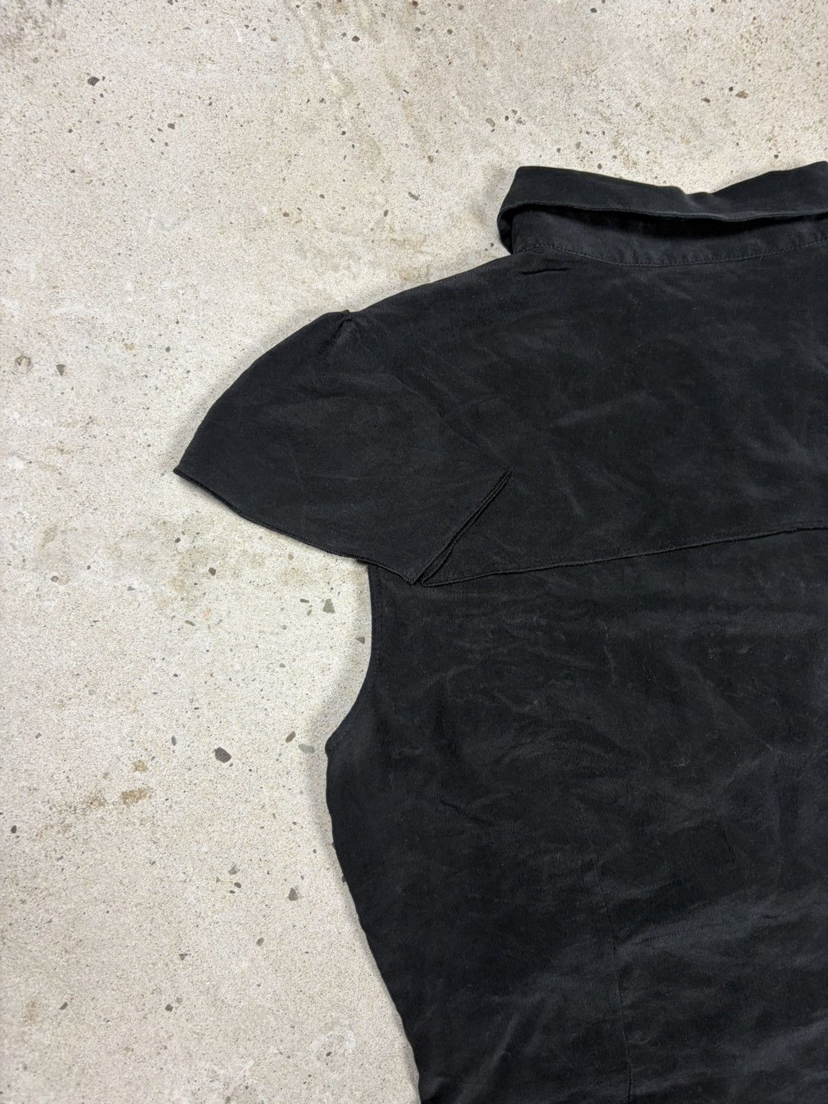Prada Prada 2008 Black Silk Top Size M / US 6-8 / IT 42-44 - 13 Thumbnail