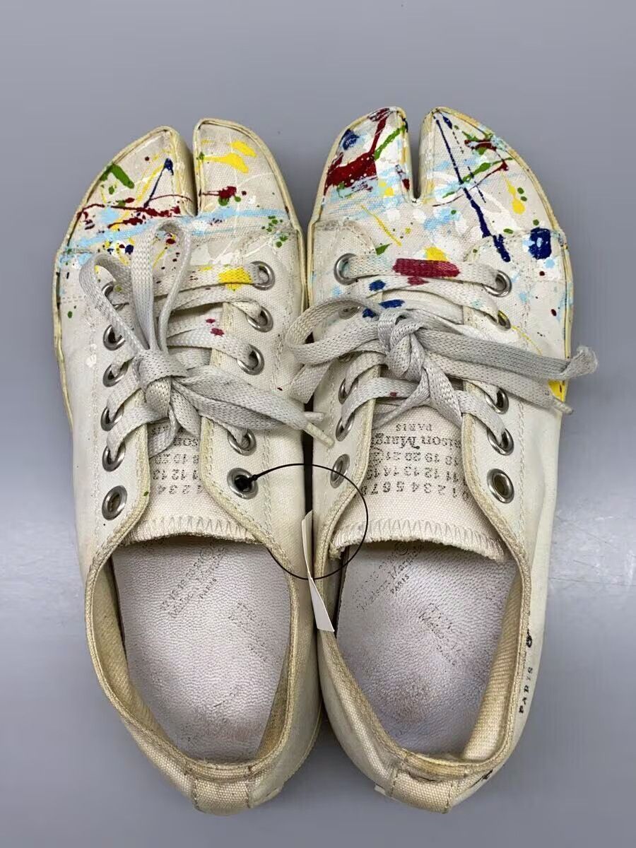 Maison Margiela Paint Splatter Tabi Sneakers Size US 5 / IT 35 - 3 Thumbnail