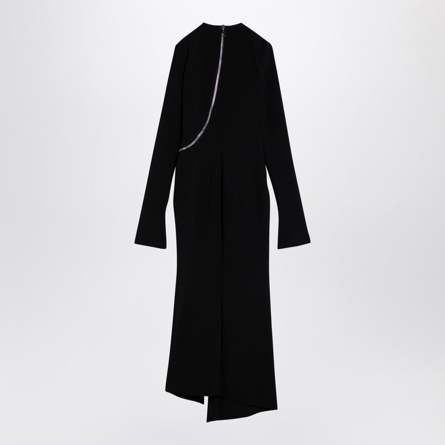 The Attico o1d2blof1024 Midi Dress With Zip In Black Size XS / US 0-2 / IT 36-38 - 2 Thumbnail