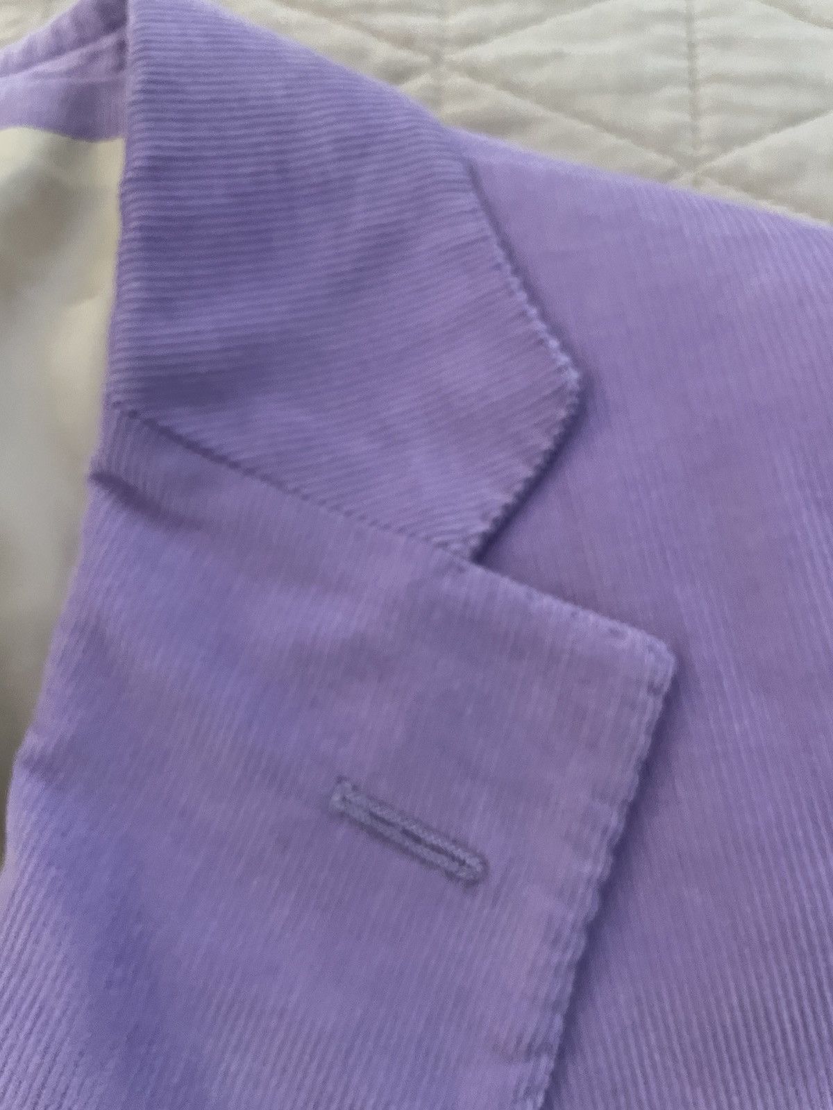 Polo Ralph Lauren × Vintage Fine Wale Corduroy Patch Pocket Jacket Size 44L - 6 Thumbnail