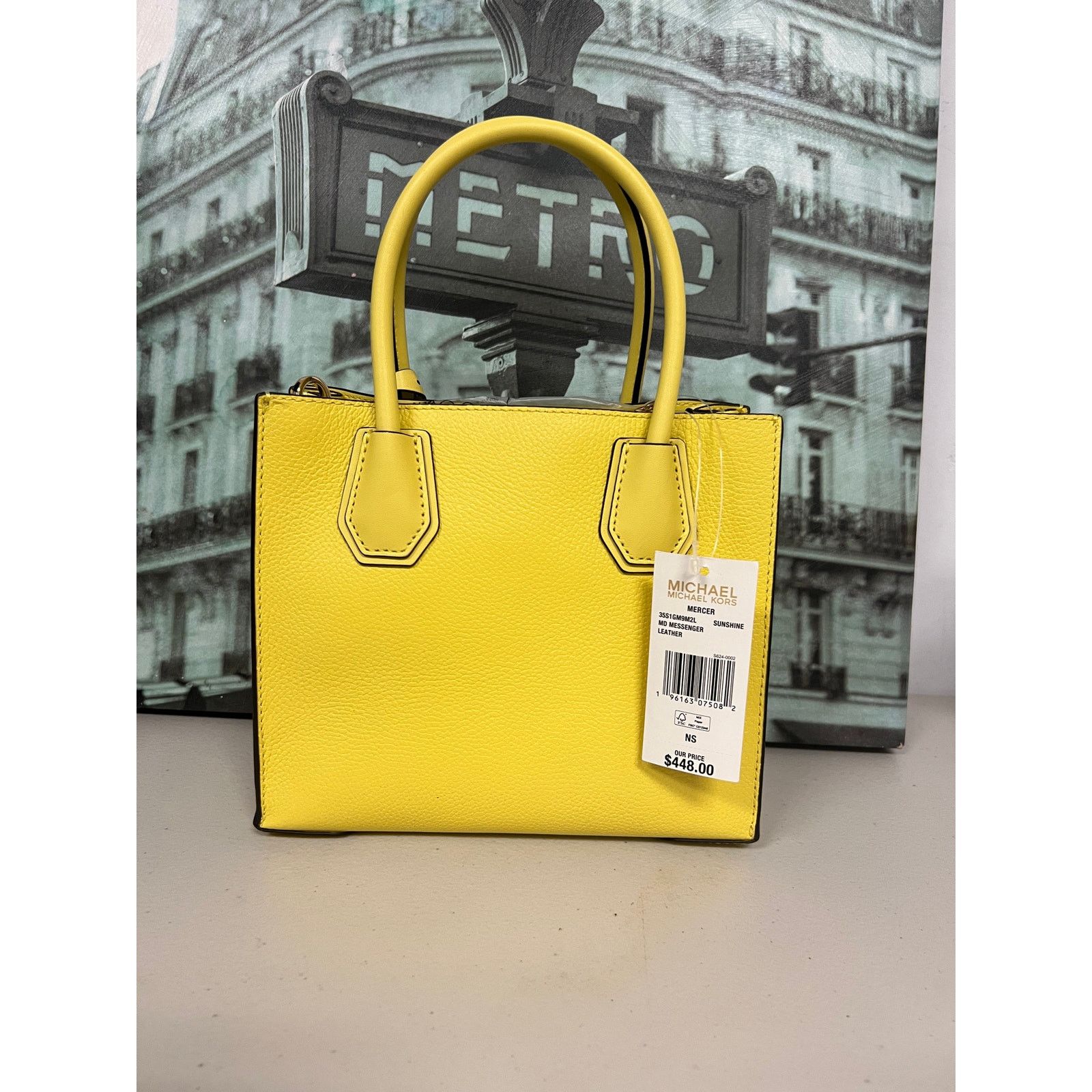 Michael Kors Michael Kors 35S1GM9M2L Mercer Medium Pebbled Messenger Bag Size ONE SIZE - 2 Thumbnail