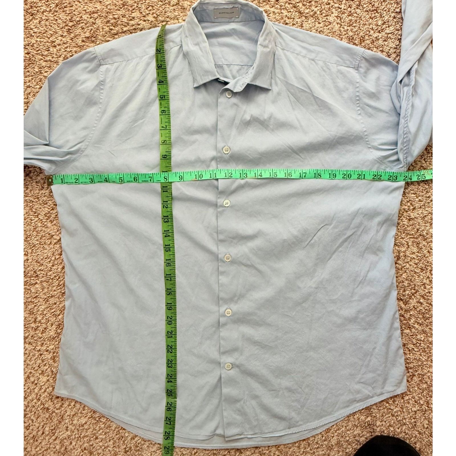 Balenciaga Balenciaga Paris Light Blue size 16/42 Cotton Shirt Size US XS / EU 42 / 0 - 6 Thumbnail
