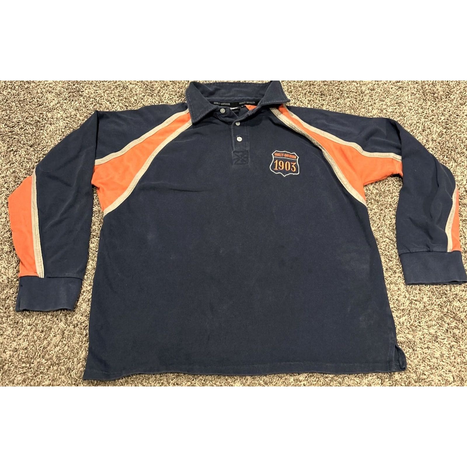 Harley Davidson Item Specifications: Color: White Size US L / EU 52-54 / 3 - 2 Thumbnail