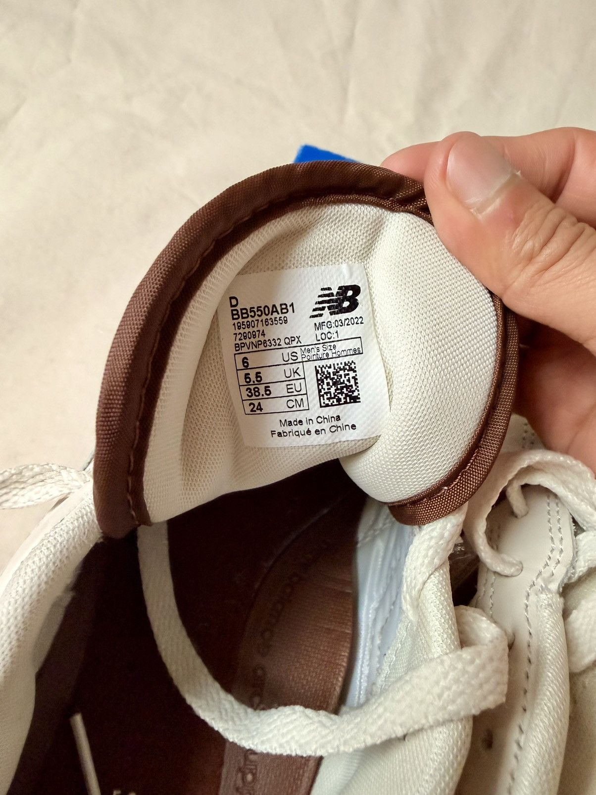 Aime Leon Dore × New Balance Aime Leon Dore x New Balance - White/Brown 550 - 6M Size US 6 / EU 39 - 7 Thumbnail