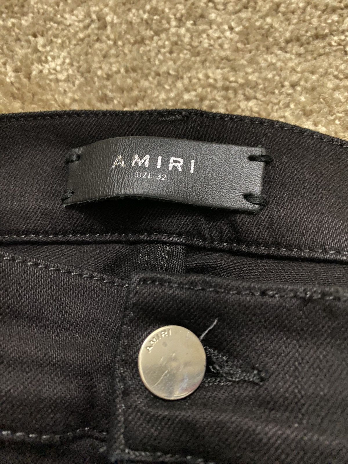 Amiri Amiri Red Glitter Track Jeans Size US 32 / EU 48 - 4 Thumbnail