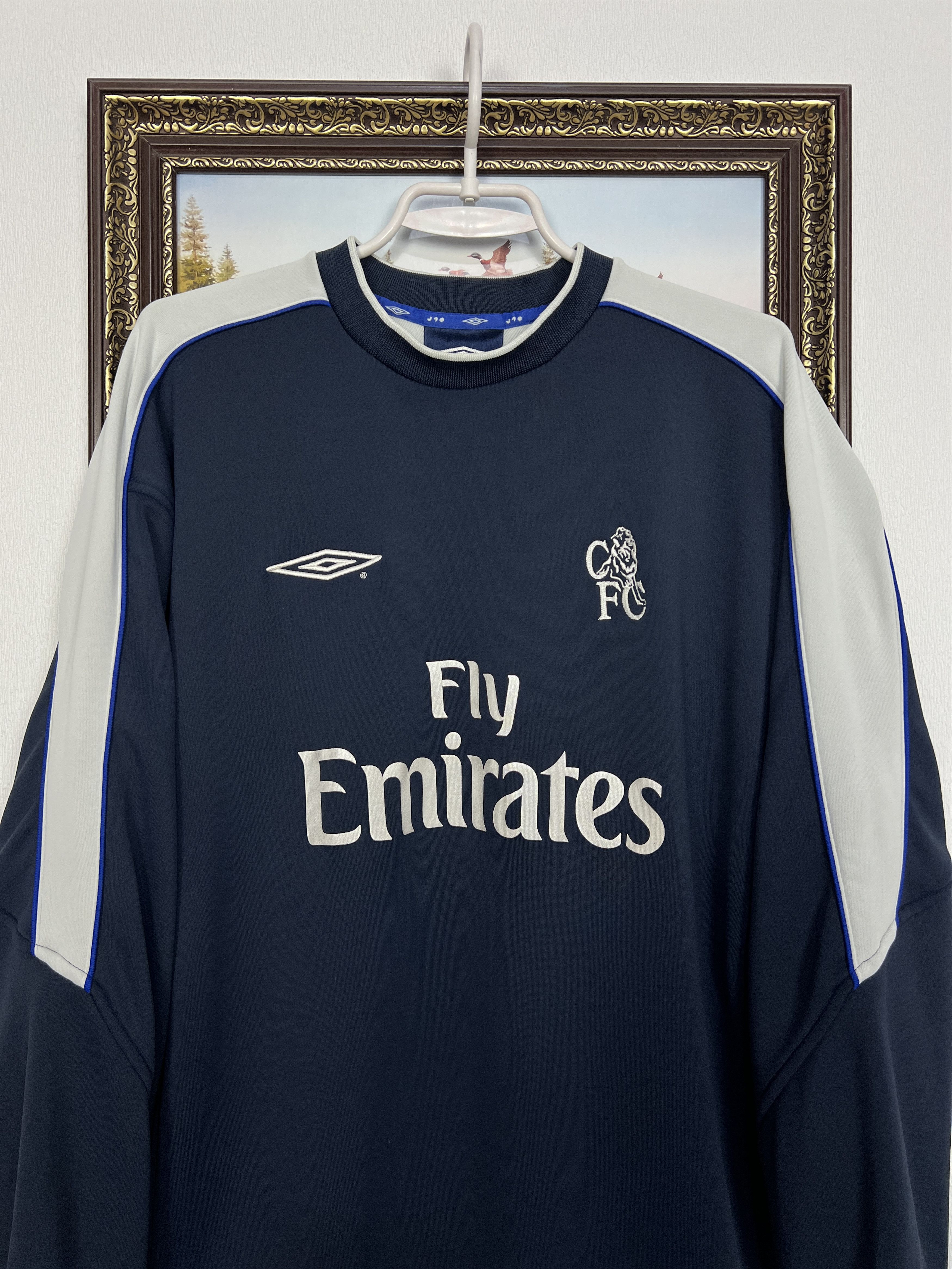 Umbro Vintage Chelsea Football Sweatshirt Soccer Train Crewneck Size US L / EU 52-54 / 3 - 2 Thumbnail