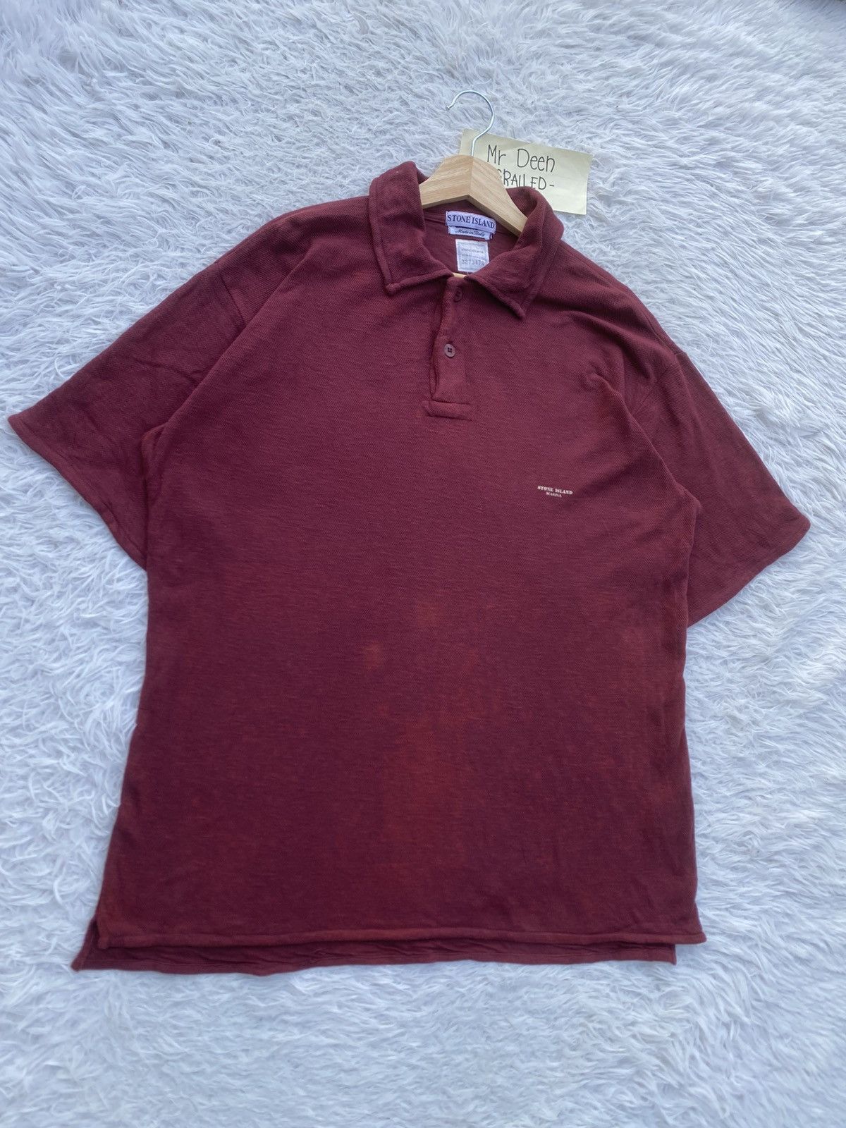 Stone Island Vintage Stone Island Marina Polo Shirt from SS 1995 Size US M / EU 48-50 / 2 - 2 Thumbnail