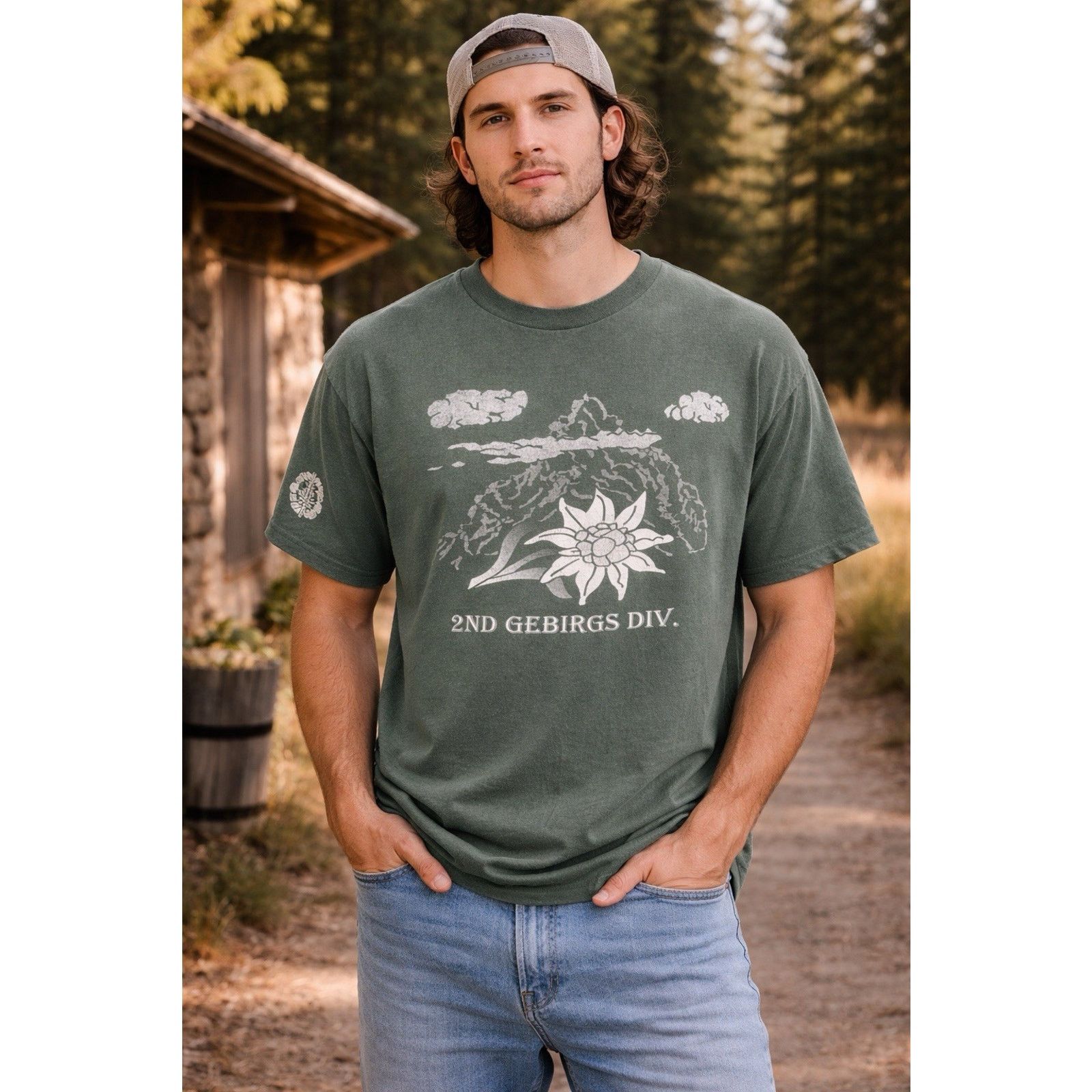 Other Vintage 1995 Gebirgsjäger 2nd Div WWII History Tee Oneita XL Size US XL / EU 56 / 4 - 1 Thumbnail
