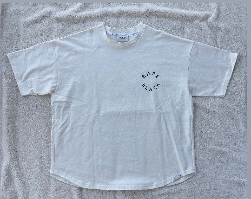 Bape Bape 'Black' White Logo Tee Size US L / EU 52-54 / 3 - 2 Thumbnail