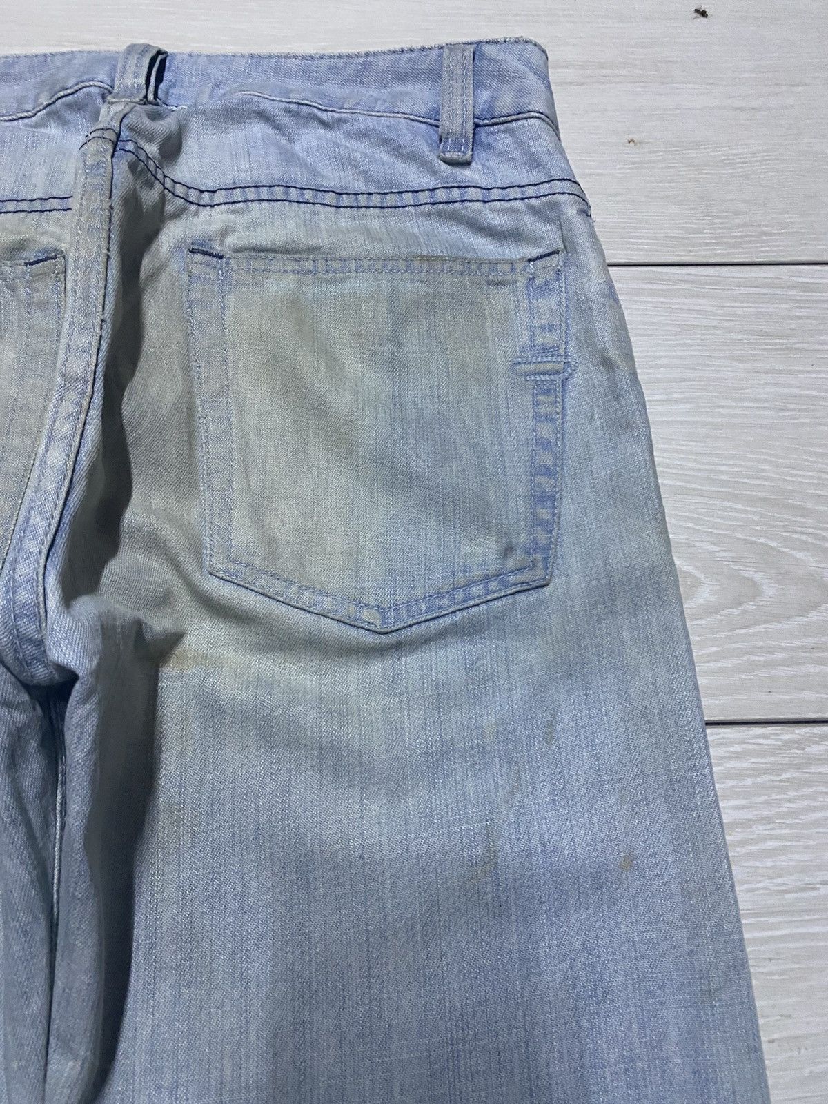 A-COLD-WALL* × Diesel Vintage Diesel Light Wash Little Bootcut Jeans Size US 28 / EU 44 - 10 Thumbnail