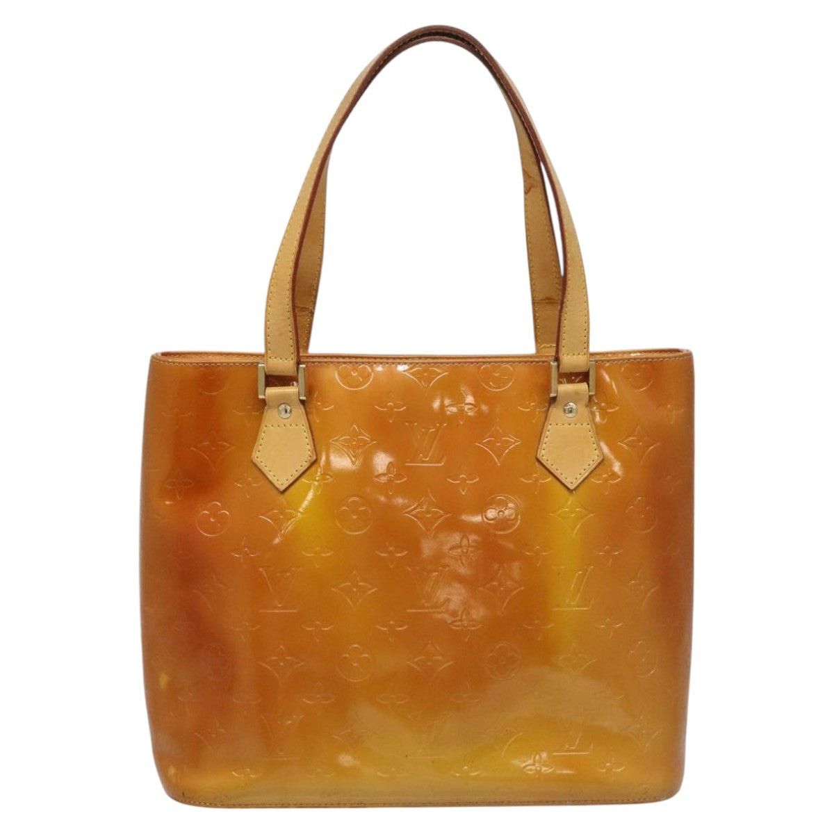 Louis Vuitton LOUIS VUITTON Monogram Vernis Houston Hand Bag Beige M91004 Size ONE SIZE - 13 Thumbnail
