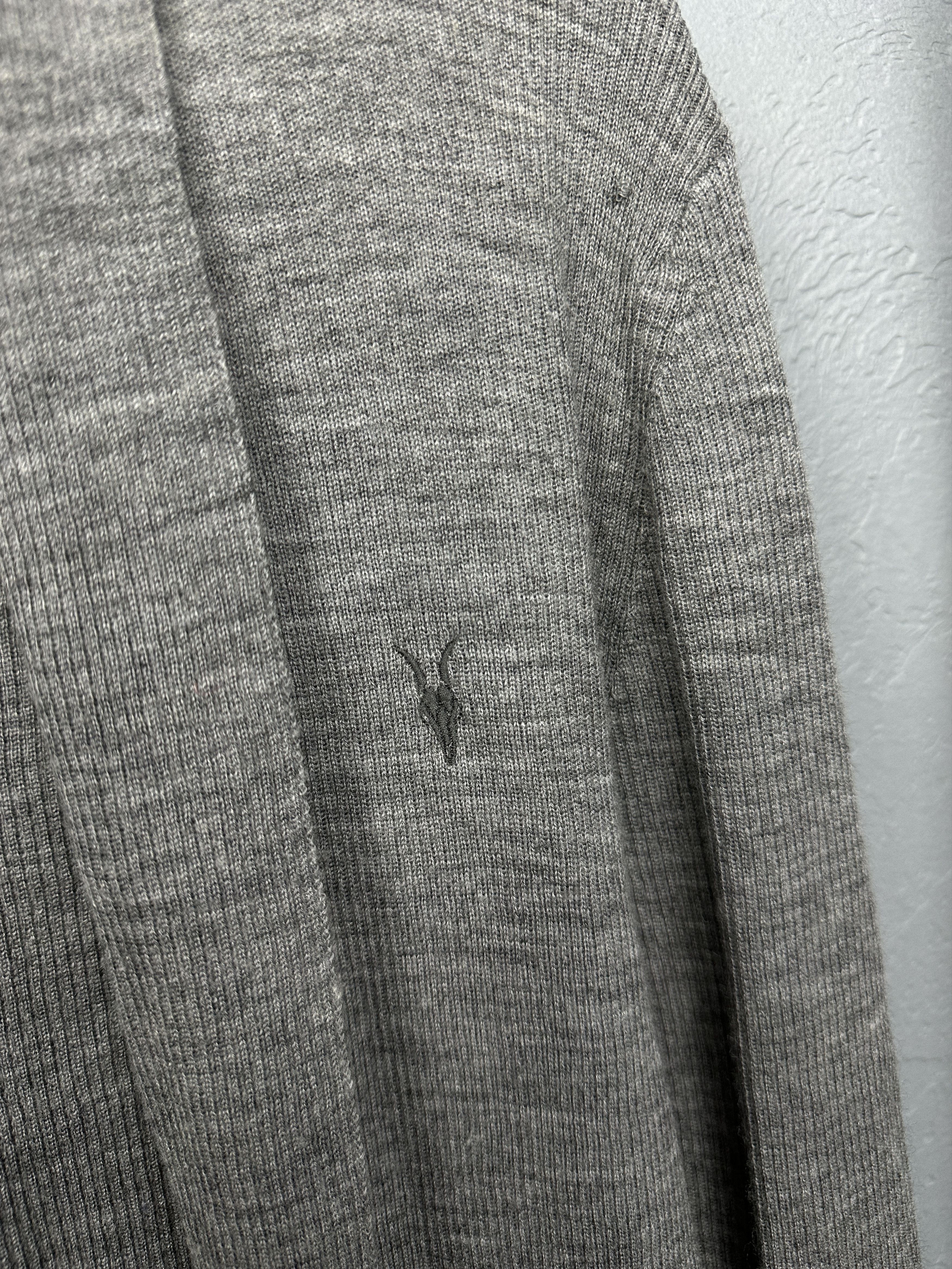 Allsaints Allsaints Mens Mode Merino Wool Open Cardigan Sweater Size US XS / EU 42 / 0 - 4 Thumbnail