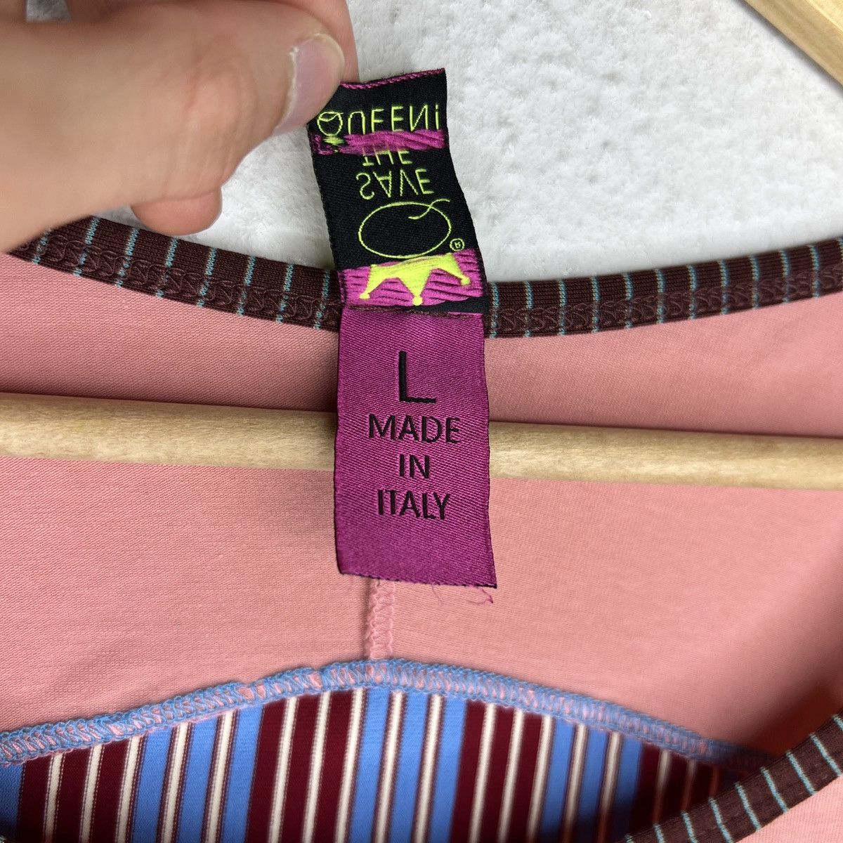 Japanese Brand SAVE THE QUEEN mesh top engraving like jean paul gailtier Size L / US 10 / IT 46 - 6 Thumbnail