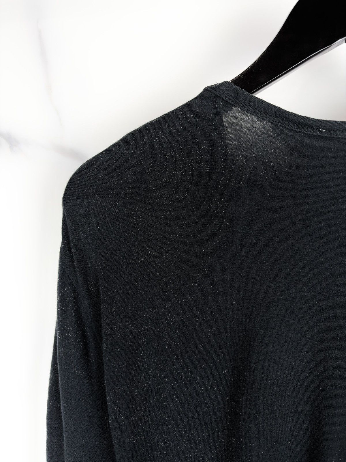 Raf Simons SS98 Raf Simons Black Palms Tree Logo 3/4 Sleeve Tshirt Size US M / EU 48-50 / 2 - 4 Thumbnail