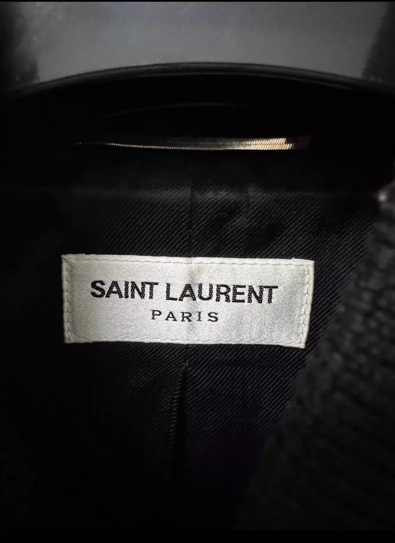 Saint Laurent Paris Saint Laurent Paris 22fw patchwork leather black and white Size US M / EU 48-50 / 2 - 3 Thumbnail