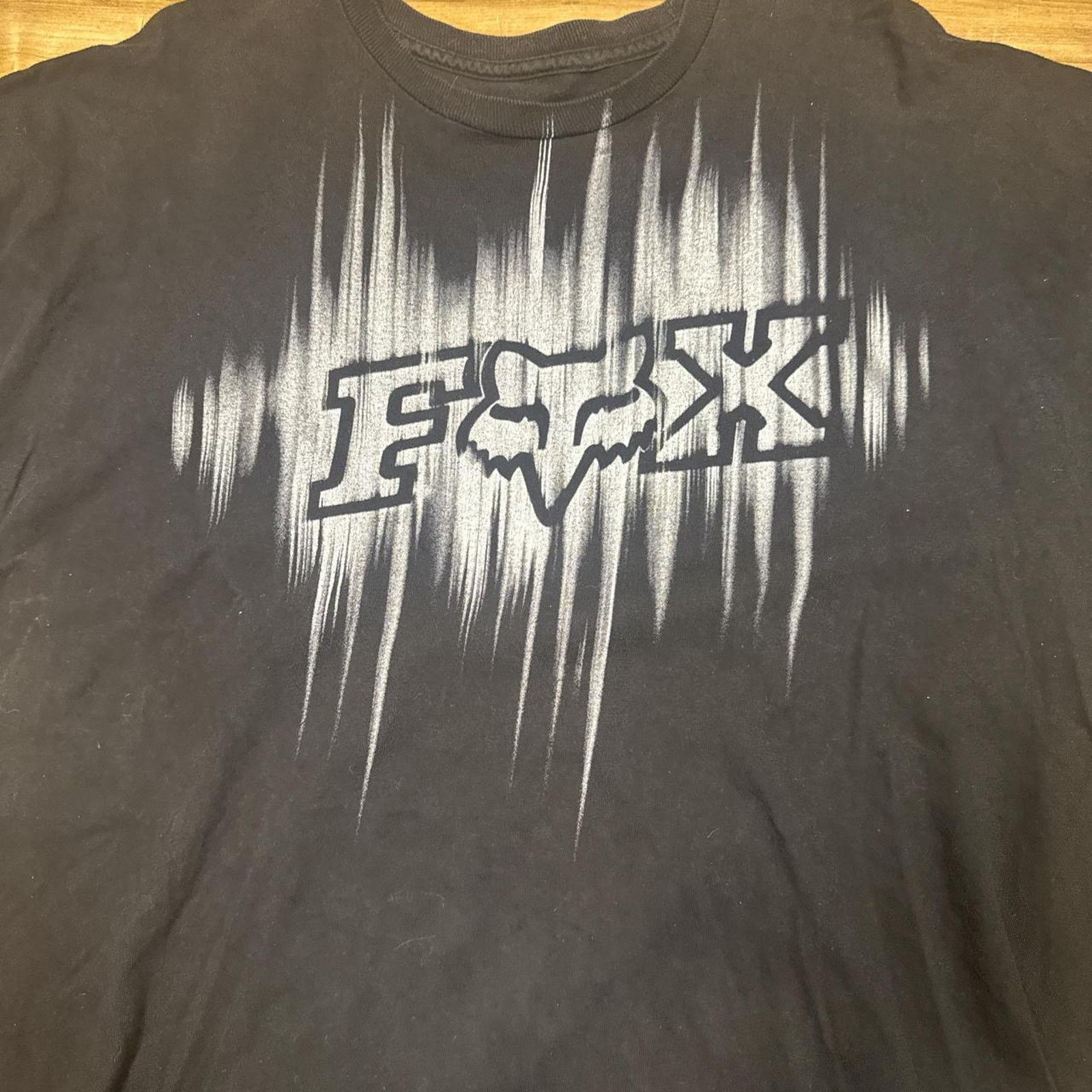 Fox Racing Y2k black and white fox Racing T-shirt Size US XL / EU 56 / 4 - 3 Thumbnail