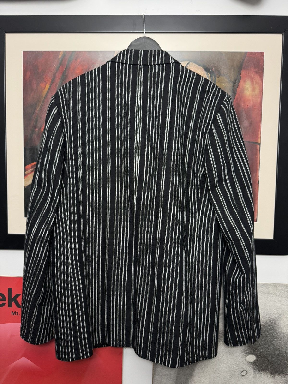 Moschino Moschino Couture Milano Designer Stripes Cotton Blazer Coat Size US L / EU 52-54 / 3 - 2 Thumbnail