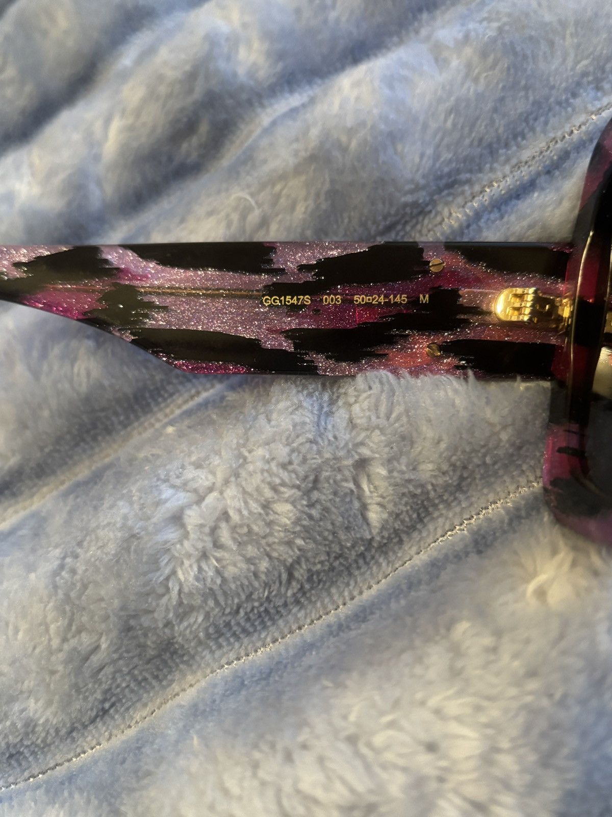 Gucci Gucci Women’s Fuchsia Leopard print Sunglasses Size ONE SIZE - 11 Thumbnail